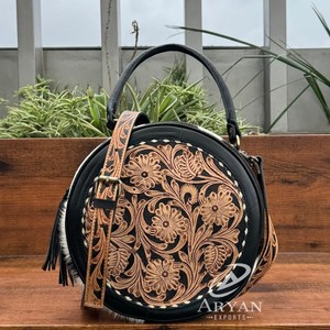 กระเป๋าสะพายข้างสำหรับผู้หญิงกระเป๋าสะพายข้างหนังวัวแท้สำหรับโรงอาหารหนังวัวแท้ - Product Image 1