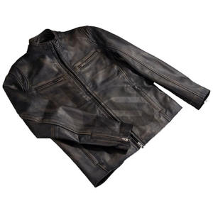 แจ็คเก็ตบอมเบอร์หนังแกะเคลือบคุณภาพสูง ดีไซน์สั่งทำพิเศษ กันลม ซิปกระเป๋าหลายช่อง สำหรับผู้ชาย มีหลายสีให้เลือก สไตล์ไฮสตรีท - Product Image 6