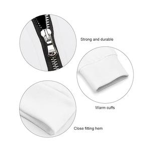 เสื้อมีฮู้ดคอกลมแขนยาวสำหรับผู้หญิงคอลเลกชันใหม่เสื้อมีซิปลำลองสีทึบเปิดไหล่แนวลำลอง100% - Product Image 5