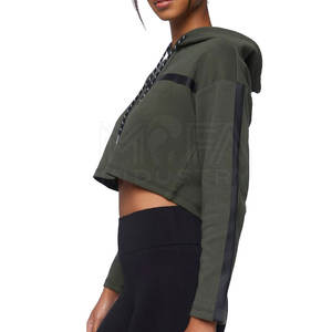 Sweats à capuche anti-rides directs d'usine pour femme tissu respirant OEM disponible au Pakistan - Product Image 2