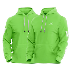Sudadera con Capucha Unisex 100% Algodón, Diseño Sólido, Tejido de Punto, Uso Diario Informal, Talla Grande, Versión para Hombre, Logotipo Estampado en la Parte Delantera - Product Image 5