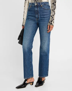 Pantalones vaqueros elásticos de cintura alta para mujer 100% Pantalones vaqueros de moda de alta calidad diseño vaqueros sólidos - Product Image 2