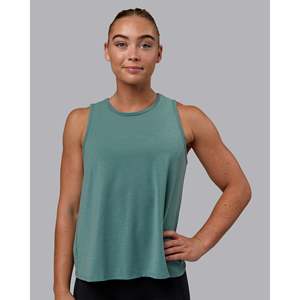 Breeze Ladies Loose-Fit <b>Knit</b> Training <b>Tank</b> <b>Top</b> for Gym Breathable & Comfortable Sportswear with Custom Logo - Product Image 3