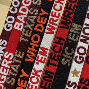 Customizable Cute Glass Belt Style <b>Hand</b> Beaded <b>Bag</b> Accessory Seed Bead Strap Handbag Purse Trendy Detachable Acrylic Fashionable - Product Image 6