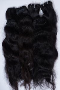 Brazilian Remy Virgin Hair Extensions 12A Grade 18-24 Inch Body Wave Wigs with French Bundle Base None <b>Lace</b> Color - Product Image 2