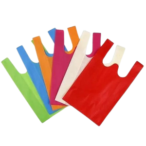 Sacs d'emballage d'épicerie non tissés recyclables respectueux de l'environnement fabriqués au Vietnam thermoscellés achats de qualité avec fond découpé avec logo personnalisé - Product Image 6