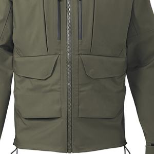 Unisex talla grande ligero impermeable transpirable Color sólido pesca caza chaqueta al aire libre UPF 50 + secado rápido - Product Image 3