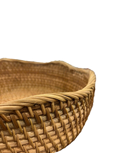 Eco-friendly Handmade Rustic Woven Rattan Storage <b>Baskets</b> for <b>Kitchen</b>-Multifunction Serving & Fruit <b>Baskets</b> - Product Image 3