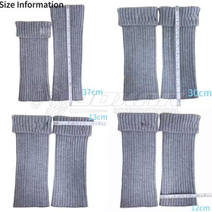 Calentadores de piernas de punto acogedor para Yoga Danza Invierno Cálido Cómodo Soporte de producción OEM personalizado - Product Image 5