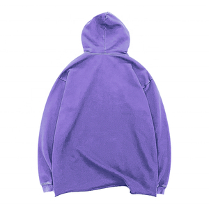 Sudaderas con capucha para hombre 2025 con logotipo personalizado, algodón pesado lavado con ácido, moda de invierno, estampado Digital, mangas laterales a rayas - Product Image 2