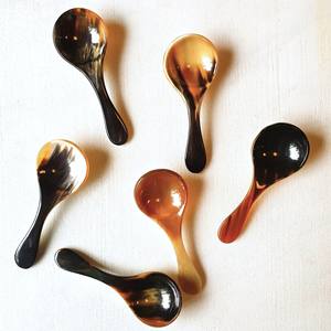 Cuillères de luxe en corne de buffle accessoires de table faits à la main produits de la plus haute qualité à vendre - Product Image 3