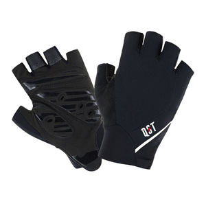 Gants de cyclisme unisexes légers à demi-doigts avec fermeture auto-agrippante, respirants, durables, en polyester, avec rembourrage en silicone sur la paume pour la course - Product Image 5