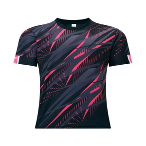 Camiseta de fútbol de manga corta con cuello redondo transpirable 2025, camiseta de fútbol elástica para entrenamiento de Club y uniforme deportivo - Product Image 1