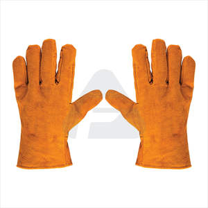 พรีเมี่ยมเกรดประสิทธิภาพสูง Cowhide แยกหนังถุงมือความปลอดภัยการทำงานหนังอุตสาหกรรมความปลอดภัยถุงมือทำงานสำหรับมือ - Product Image 6