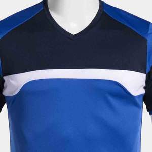 Uniforme de Fútbol Transpirable de Alta Calidad 100% Poliéster TESPOO SPORTS, Ropa de Equipo Azul, Conjuntos de Corte Automatizado Personalizados, Servicio OEM - Product Image 4