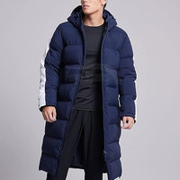 Manteaux de football réversibles à capuche pour hommes de haute qualité, rembourrés de duvet, imperméables, en laine, légers, écologiques, faible MOQ
