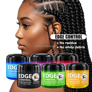 Gel Fijador de Cabello con Aceite de Coco Hidratante 300g para Cabello Rizado y Encrespado, Suaviza las Puntas Rebeldes, Ligero y No Grasoso - Product Image 3