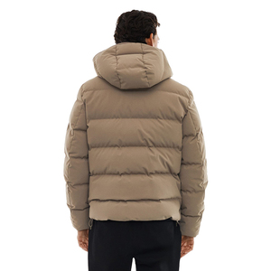 Veste matelassée en duvet pour homme sur mesure OEM, coupe ajustée, style streetwear, col montant, tissu en toile, nouveau design pour l'hiver - Product Image 3