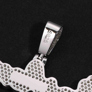 Colgante de abalorio personalizado fino de Plata de Ley 925 para la fabricación de joyas en diamantes VVS cultivados en laboratorio - Product Image 2