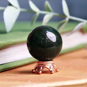 ลูกบอลคริสตัลหินบลัดสโตนสำหรับตกแต่งบ้านและสำนักงานลูกบอลคริสตัลขายส่งสำหรับทำสมาธิ - Product Image 2