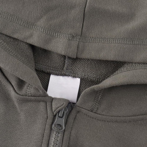 Nouveauté : sweats à capuche personnalisés avec fermeture éclair, 100% coton, respirant, coupe-vent, sweats à capuche unisexes pour l'hiver - Product Image 2