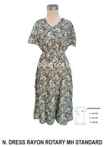 Venta al por mayor modesto rayón noche moda mujer vestidos modesto noche ropa de dormir para mujer fabricado Indonesia colección de verano - Product Image 2