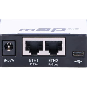 MikroTik <b>mAP</b> WiFi Router, RBmAP2n, 2.4GHz, 2x RJ45 100Mb/s, 1x microUSB - Product Image 1