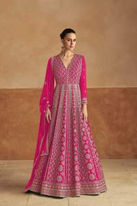 Colección Premium de Salwar Kameez con Bordado Chinon, Catálogo Completo Disponible, Precio al por Mayor, Ropa de Fiesta para Mujer - Product Image 2