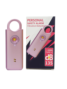 Allarme di <span class=keywords><strong>Sicurezza</strong></span> Portachiavi per le Festività, Accessorio da Viaggio per Autodifesa Personale, Allarme con Sirena Forte e Luce Lampeggiante, Regalo - Product Image 4