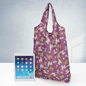 <b>Folding</b> Shopping <b>Bag</b> with Polyester Fiber Material Customizable Size & Pattern Handle for Shops/Groceries/Supermarkets - Product Image 3