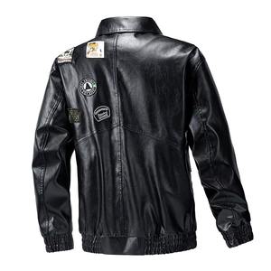 Chaqueta Bomber de Invierno para Hombre, Nueva Moda, Personalizada, de Piel de Oveja, Gruesa, Transpirable, con Cremallera, Ropa Casual de Calle para Exteriores - Product Image 3