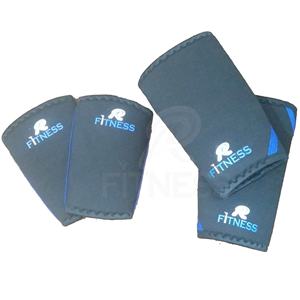 Manchons de genou en néoprène respirant unisexe sur mesure, design conique en forme de sablier, 7 mm, pour la musculation - Product Image 2