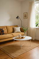 Tapis d'intérieur en chanvre de qualité supérieure, tissé à la main, plat, pour la maison, la chambre à coucher, le salon, l'hôtel - Écologique, adapté aux animaux domestiques, résistant aux taches