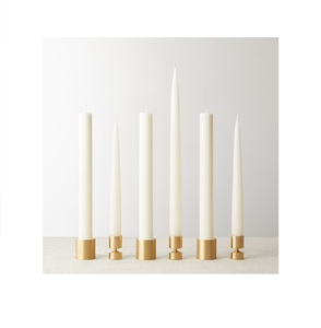 Porte-bougie élégant en métal filaire avec finition noire, adapté au salon, à la chambre à coucher, à la salle à manger et à l'espace de méditation - Product Image 5