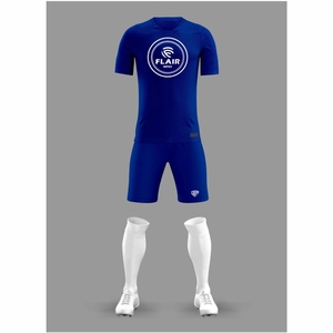 Best Quality 100% Polyester Soccer Jersey Custom Design Short Front Automated Cutting Breathable Comfort OEM Service Available - Product Image 1
