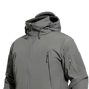 แจ็กเก็ตแฟชั่นใหม่สำหรับผู้ชาย, แจ็คเก็ตยุทธวิธีกันลมกันน้ำเสื้อกันหนาวขนแกะอบอุ่นแขนยาวกลางแจ้งฤดูหนาว - Product Image 3