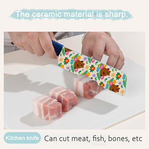 Cuchillo de Chef Profesional de Cerámica en Existencia, Mango de Plástico, Grado Comercial para Procesamiento de Carne, Cocina de Restaurante, Envío Gratis - Product Image 6