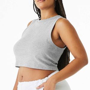 Bella Canvas 6682 6682 Tank Top Bella Canvas Hanging Crop Tank Camiseta sin mangas para mujer - Product Image 4