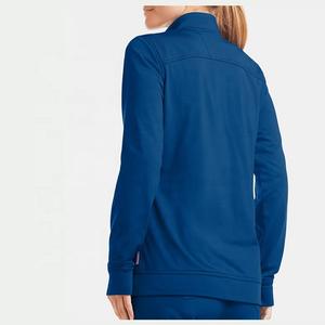 Chaqueta de enfermería multicolor de alta calidad para mujer de nuevo diseño, cremallera frontal de manga larga con cremallera diseñada para uniformes médicos - Product Image 5