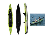 Kayak gonflable tendance BOIERTO 2023, canoë en drop stitch, bateau à assise surélevée, kayak portable pour la pêche et les loisirs