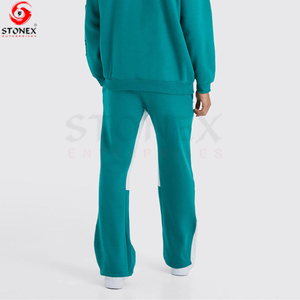 Custom Logo Winter Solid Mens <b>Tracksuit</b> Set Wholesale Private Label 100% Cotton Eco-Friendly Breathable 2 Piece Sportswear - Product Image 5