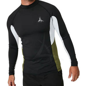 Personnalisez votre propre logo Chemises de compression pour hommes Chemises de compression à manches longues à taux de gros pour l'hiver - Product Image 2