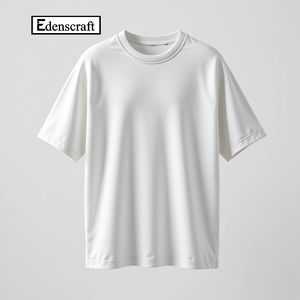 T-shirt de gymnastique en molleton de coton épais surdimensionné personnalisé à coupe ample respirant de couleur unie à séchage rapide pour les hommes d'entraînement décontracté Boxy - Product Image 3