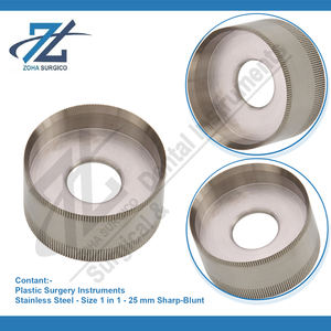 Instrumentos quirúrgicos de doble extremo para mamoplastia Freeman, marcador de areola de acero inoxidable de 25mm de diámetro, fabricante Manual de Pakistán - Product Image 3