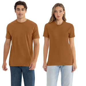 เสื้อยืดสีน้ำตาลพรีเมียมน้ำหนักเบา ขายส่ง รับสกรีนโลโก้ตามสั่ง เสื้อผ้าจำนวนมาก สำหรับแบรนด์แฟชั่นสหรัฐอเมริกา เสื้อยืดลำลอง - Product Image 2