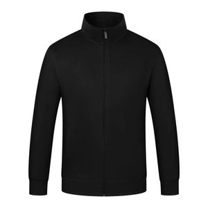 basics cotton blended <b>Long</b> Sleeve Jacket <b>Hoodie</b> Zipper Closure Jacket Male Hoodies Sweatshirt Slim Fit Male Clothing - Product Image 4