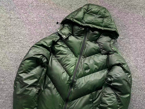 Veste matelassée pour homme au meilleur design, col montant en toile, logo sur le devant, respirante, séchage rapide, vêtement d'hiver à manches longues - Product Image 2