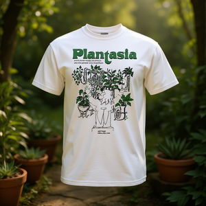 T-Shirt Boho Chic 'Plantasia' della Madre Terra, Prodotto Promozionale Elegante - Product Image 3