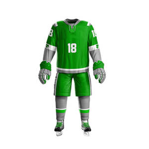 Maillots et ensembles d'uniformes de hockey sur glace sur mesure, tissu respirant et durable pour les matchs - Product Image 5