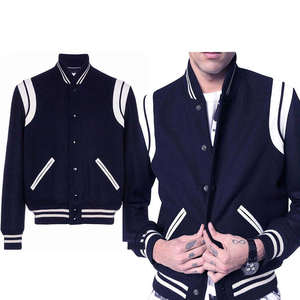 El cliente al por mayor demanda chaquetas universitarias de estilo de moda de diseño profesional para hombres - Product Image 3